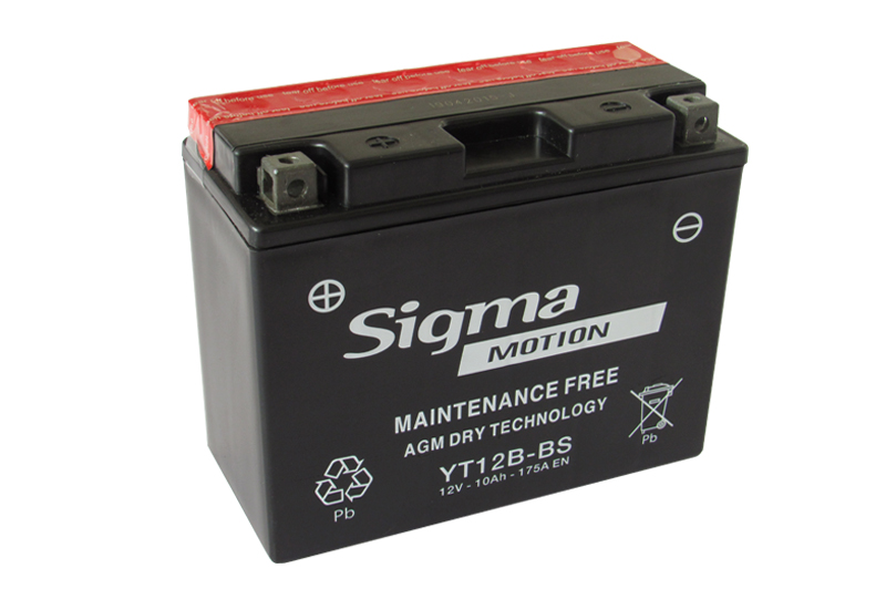 ΜΠΑΤΑΡΙΑ MOTO 12V 10Ah AGM SIGMA MOTION 